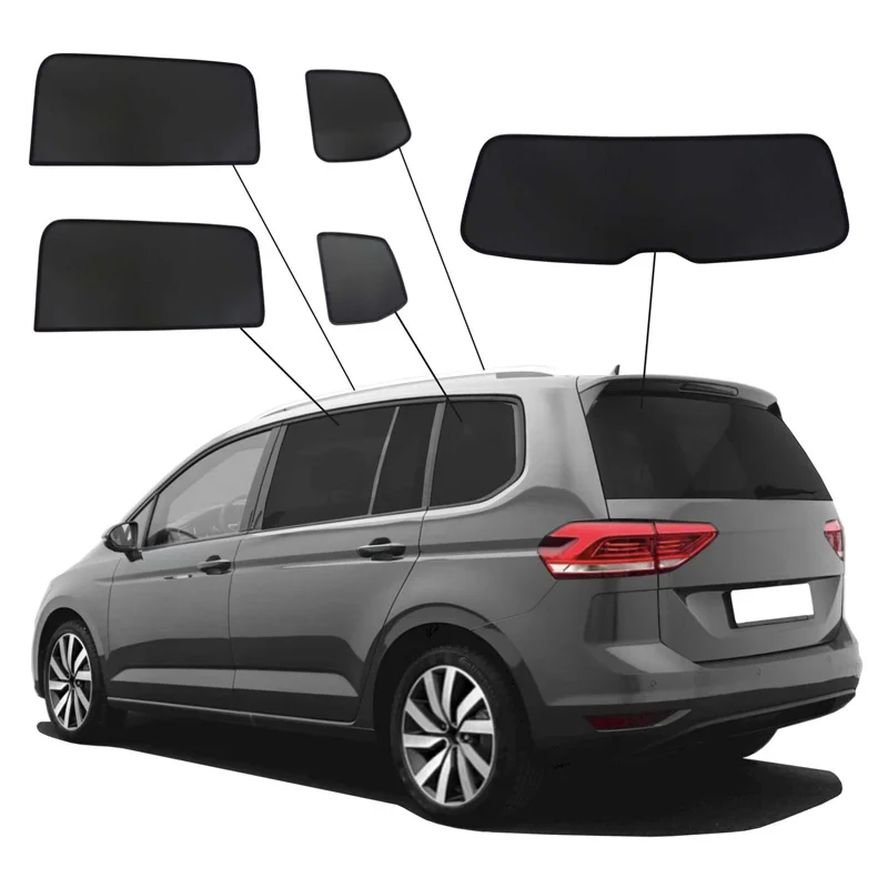 SunClip Zicht- & Zonwering passend voor Volkswagen Touran (5T1) 2015-