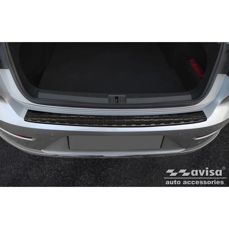 Avisa RVS Achterbumperprotector passend voor Volkswagen Arteon Shooting Brake incl. eHybrid 2020- - Zwart