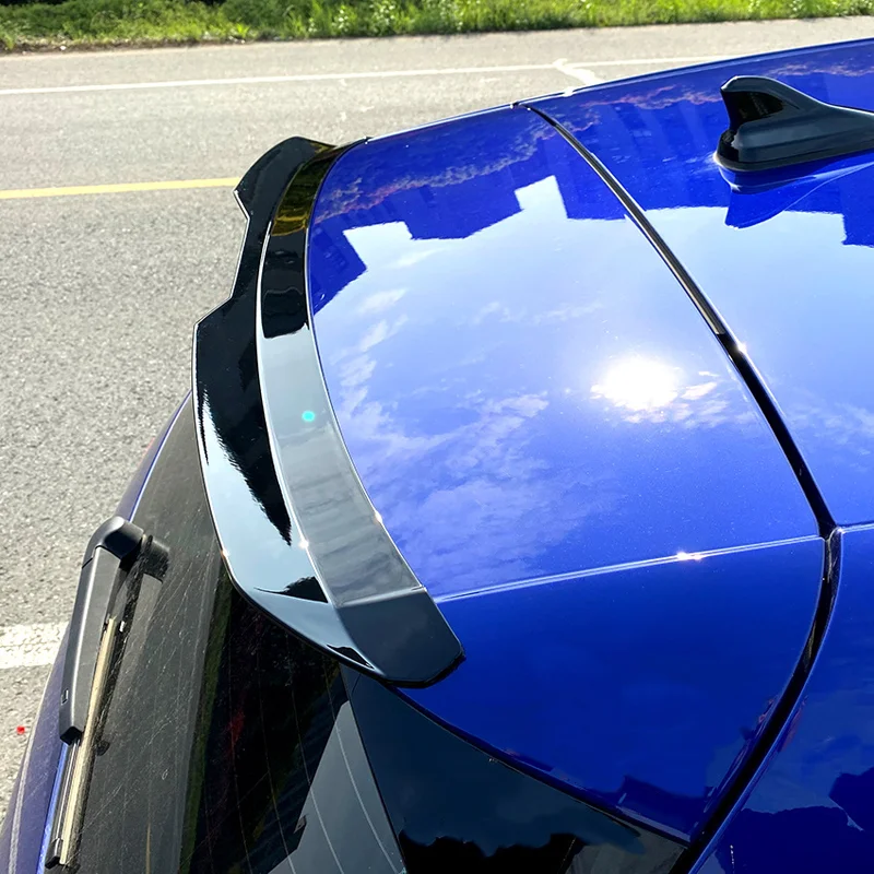 AutoStyle Dakspoiler (Spoiler Cap) passend voor Volkswagen Golf VIII HB 3/5-deurs 2020- excl. GTi/GTD/GTE/R/R-Line (ABS Glanzend zwart)