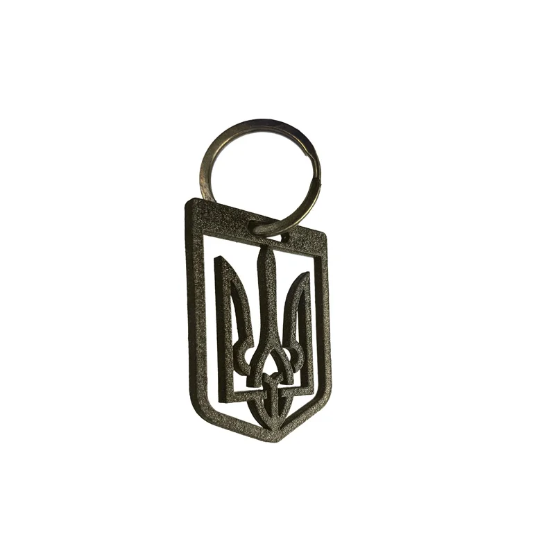 Avisa RVS sleutelhanger - 'Oekraïne' (Goud)