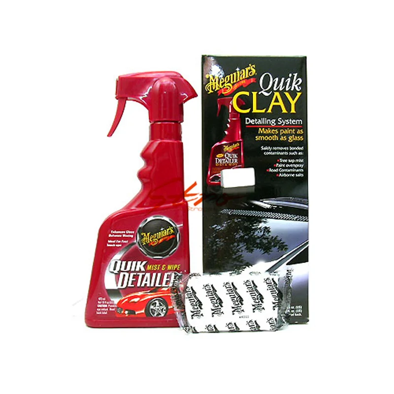Meguiar's Quik Clay Starter Kit (80g Klei/473ml Quik Detailer)
