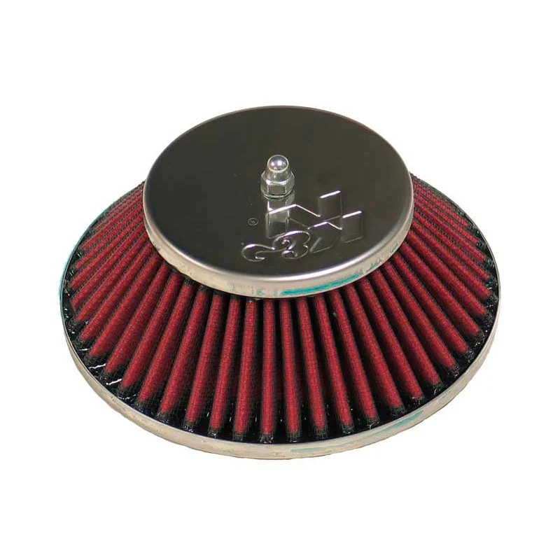 K&N carburateur luchtfilter conisch passend voor SU/SU Hitachi 1.75'' H6/HS6, gat buiten het midden, Montagehoogte 52mm (56-9327)