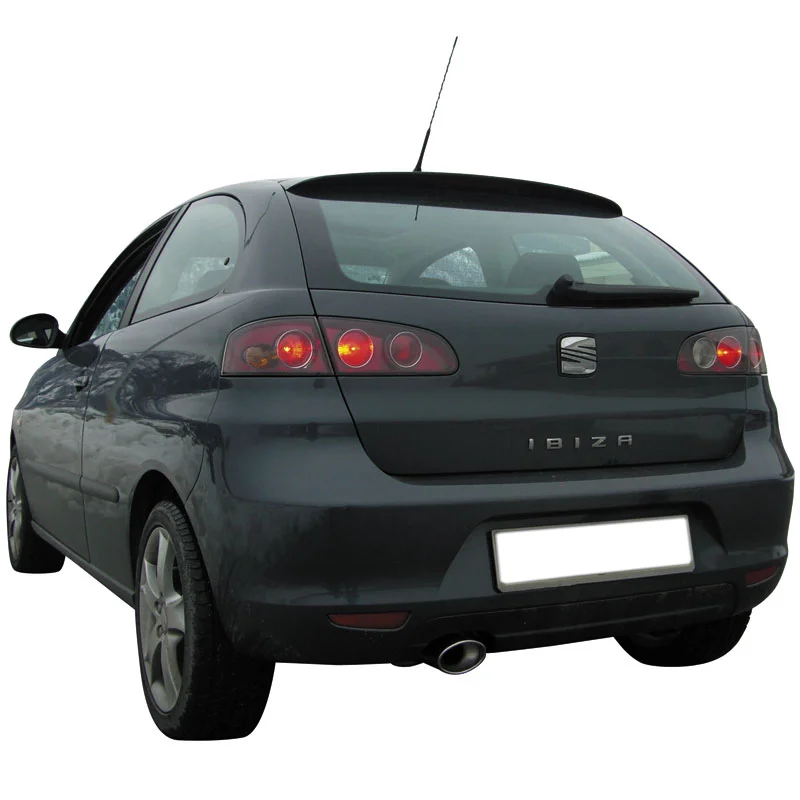 InoXcar 100% RVS Sportuitlaat passend voor Seat Ibiza 6L 1.8T 20v FR 2002- 120x80mm
