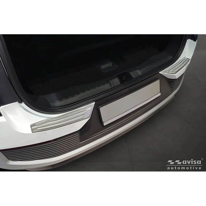 Avisa RVS Achterbumperprotector passend voor Ford Explorer EV 2024- - Zilver - 2-delig