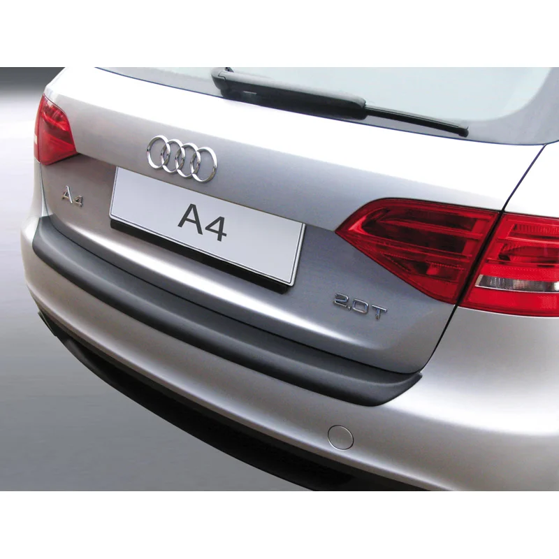 RGM ABS Achterbumper beschermlijst passend voor Audi A4 Avant 2008-2012 Zwart