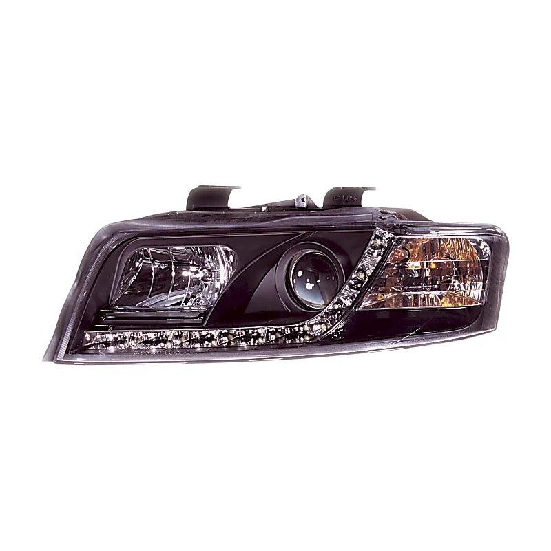 AutoStyle Set Koplampen incl. DRL passend voor Audi A4 8E/B6 2001-2004 - Zwart