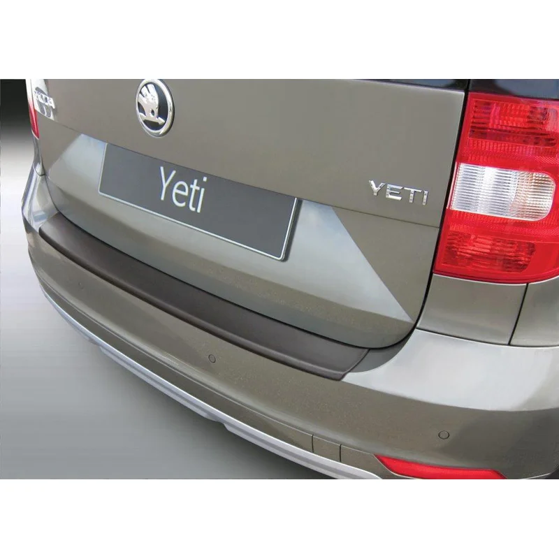 RGM ABS Achterbumper beschermlijst passend voor Skoda Yeti 2WD 2013-2017 Zwart