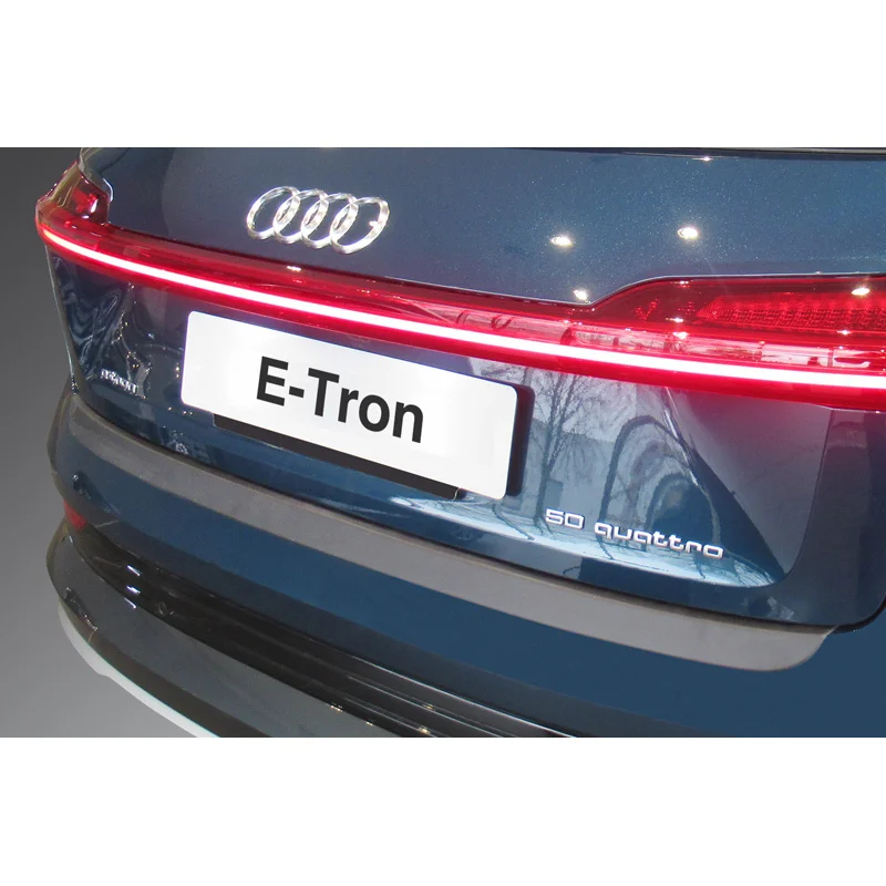 RGM ABS Achterbumper beschermlijst passend voor Audi E-Tron 2018- Zwart