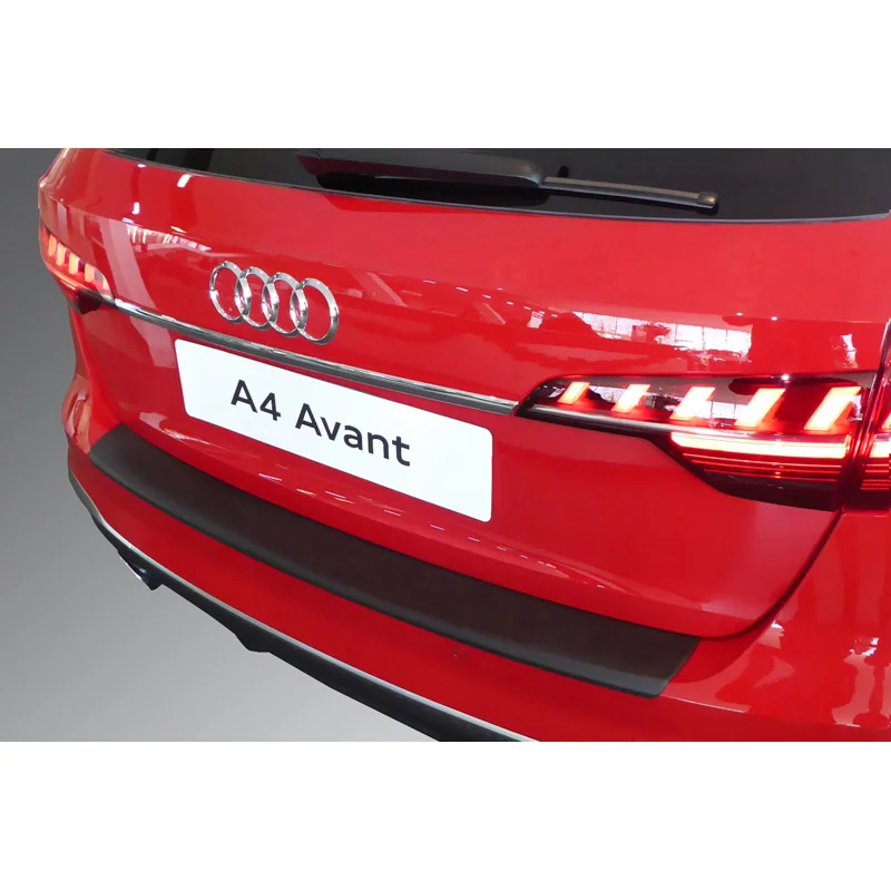 RGM ABS Achterbumper beschermlijst passend voor Audi A4 Avant S-Line & S4 Avant Facelift 2019- Zwart
