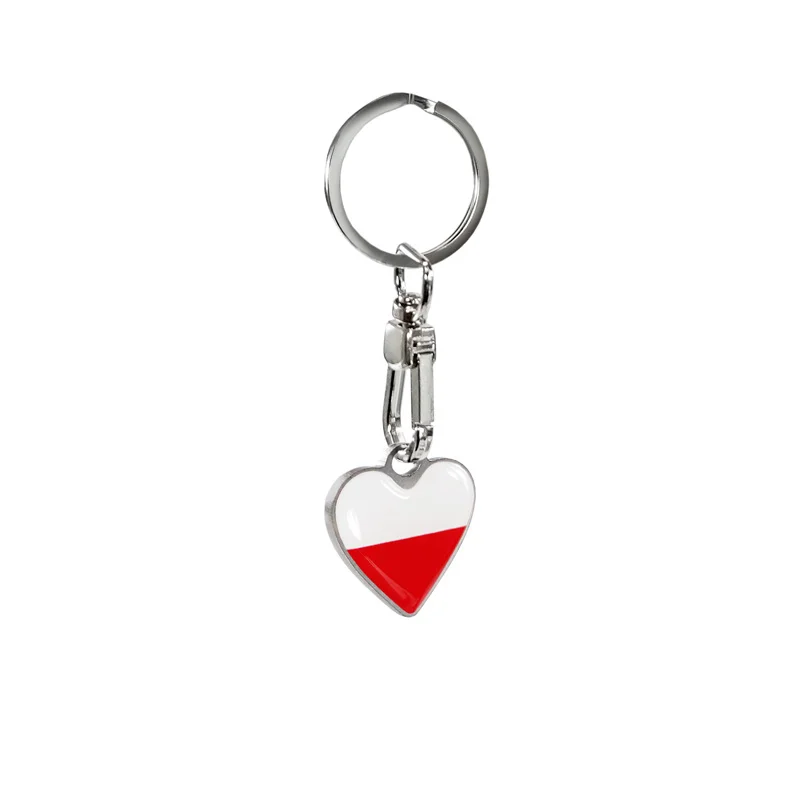 Avisa RVS sleutelhanger - 'Heart' Polen