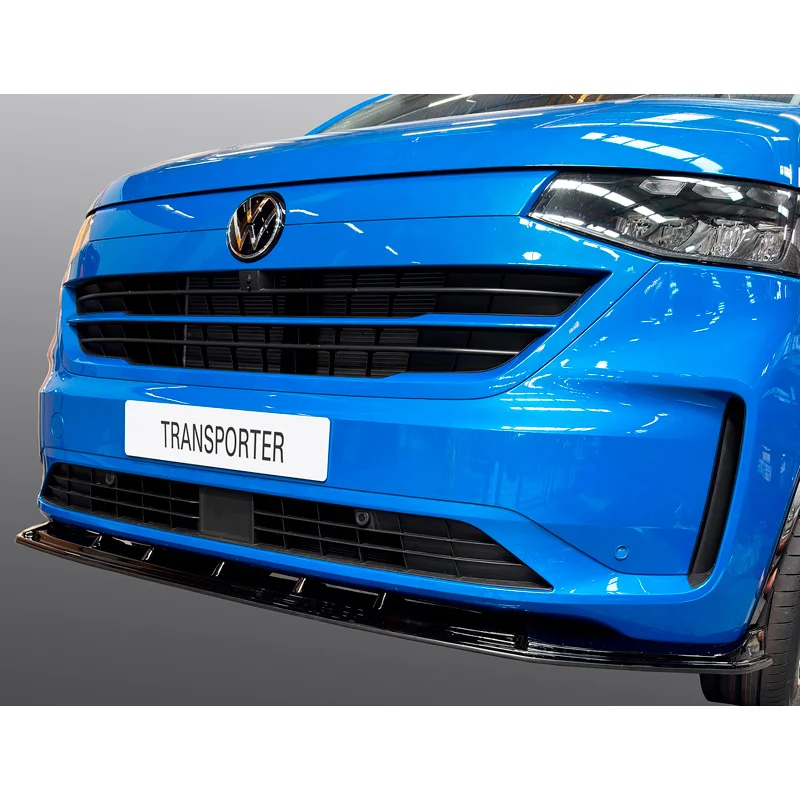 RGM Voorspoiler passend voor Volkswagen Transporter T7 2024- – Glanzend Zwart (ABS)