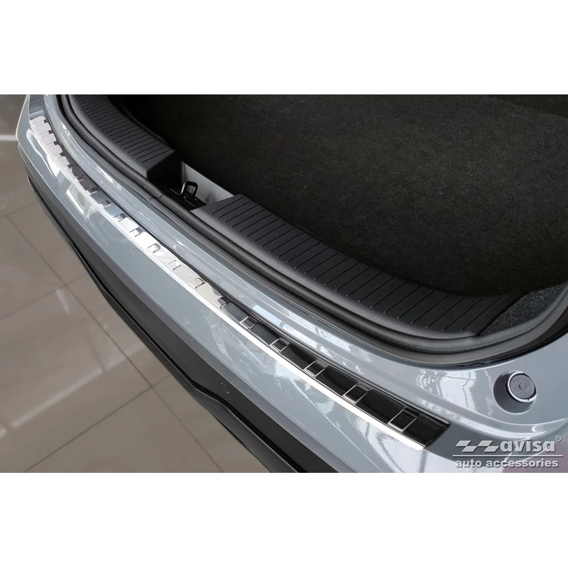 Avisa RVS Achterbumperprotector passend voor Nissan Qashqai III 2021- - Zilver