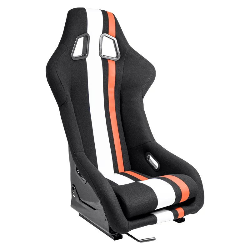 AutoStyle Sportstoel ‘MO’ – Zwart/Rood/Wit – Vaste polyester rugleuning – incl. sledes