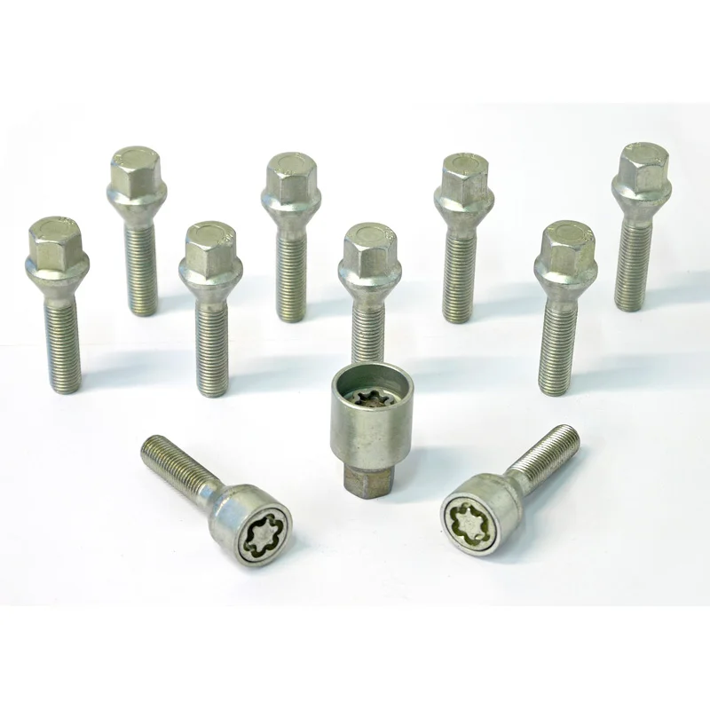 H&R Wielboutenset konisch M12x1.50 – Lengte 40mm – 10 stuks – incl. wielsloten