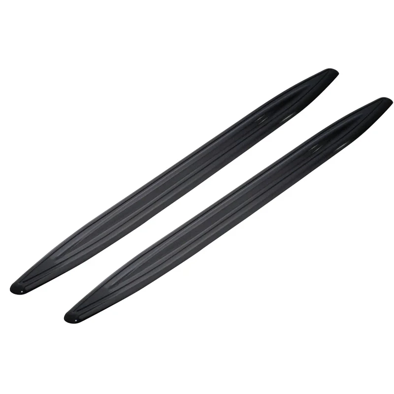 Hypersonic Set universele bumperbeschermstrips 350x28mm - Zelfklevend - Zwart - Set à 2 stuks
