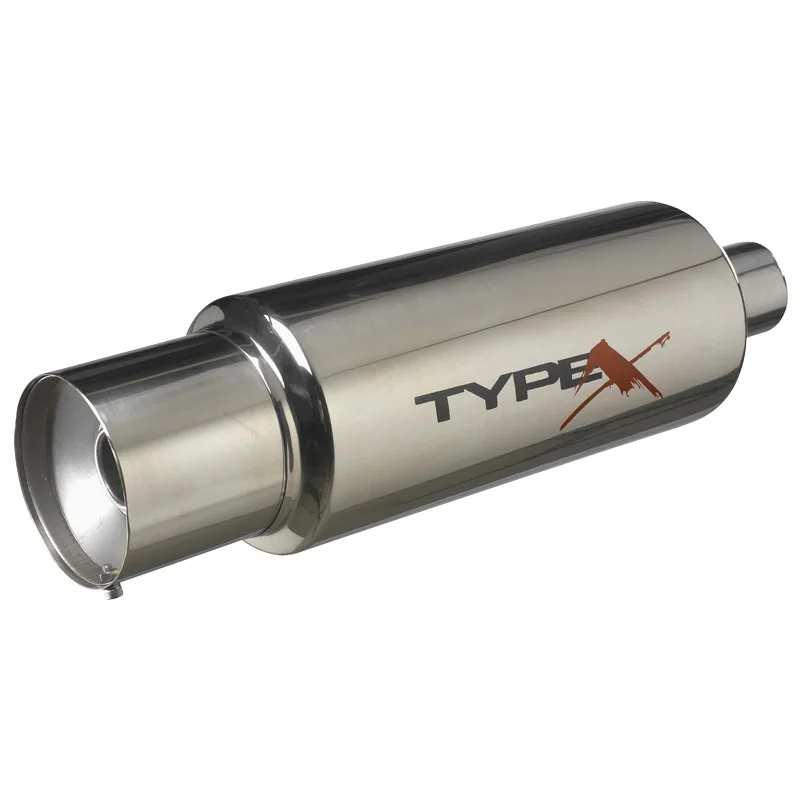 AutoStyle Sportuitlaat Universeel Type X Racing 'DualSound' - Ø150mm - Straight Tip