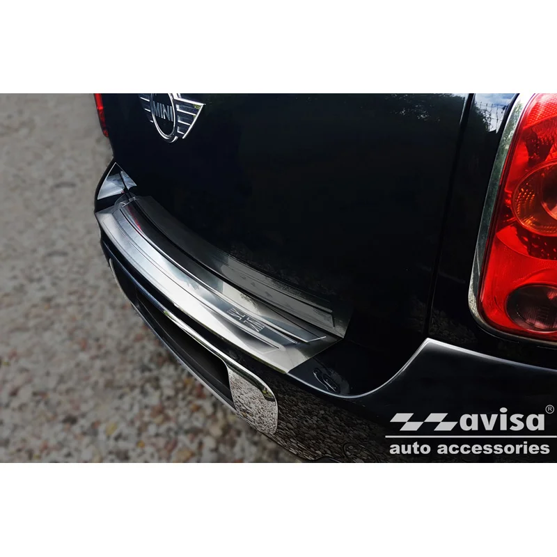 Avisa RVS Achterbumperprotector passend voor Mini Countryman R60 2010-2014 - Zilver