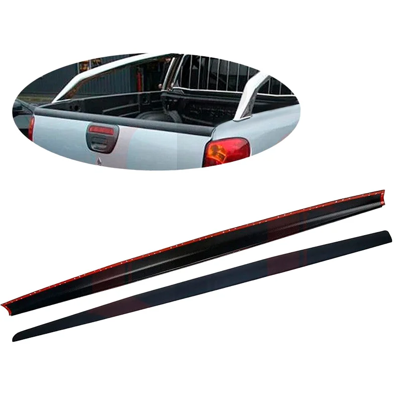 Oneway Achterklepafdeklijst passend voor Mitsubishi L200 Triton 4 2007-2014 - Matzwart