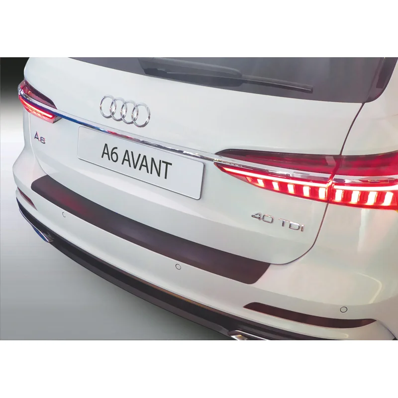 RGM ABS Achterbumper beschermlijst passend voor Audi A6 (C8) Avant incl. S-Line 2018-2025 Zwart