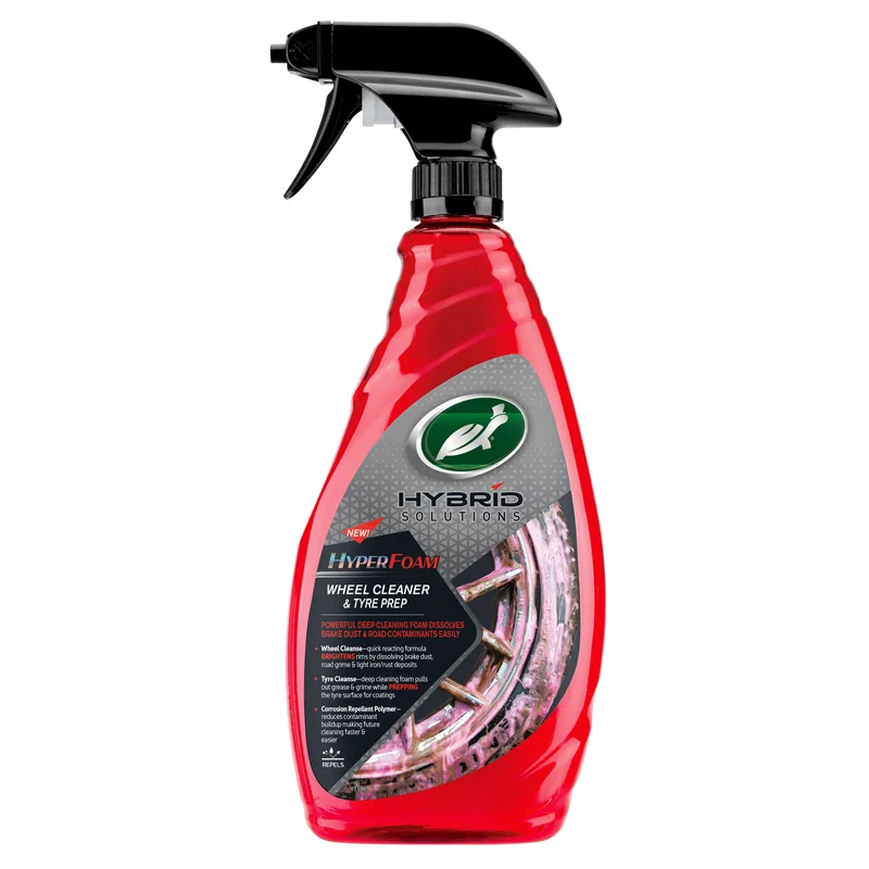 Turtle Wax 53751 Hybrid Solutions Hyper Foam Wheel Cleaner & Tyre Prep 680ml
