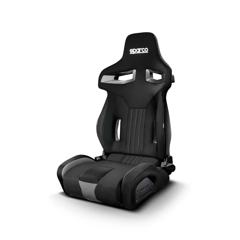 Sparco Sportstoel R333 - Zwart/Grijs - Verstelbaar