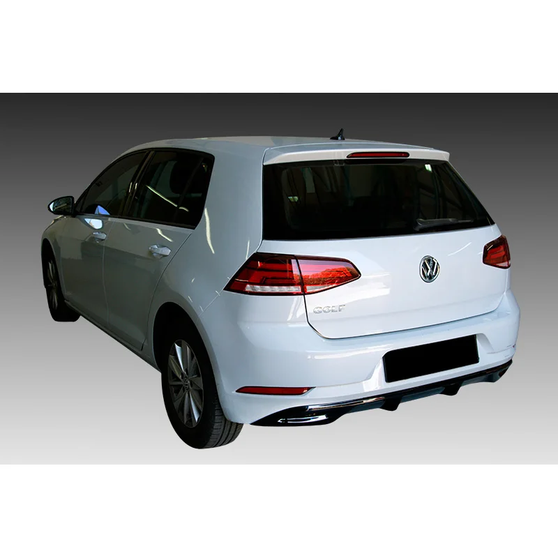 Motordrome Achterbumperdiffuser passend voor Volkswagen Golf VII Facelift 2017-2019 excl. GTi / R (ABS)