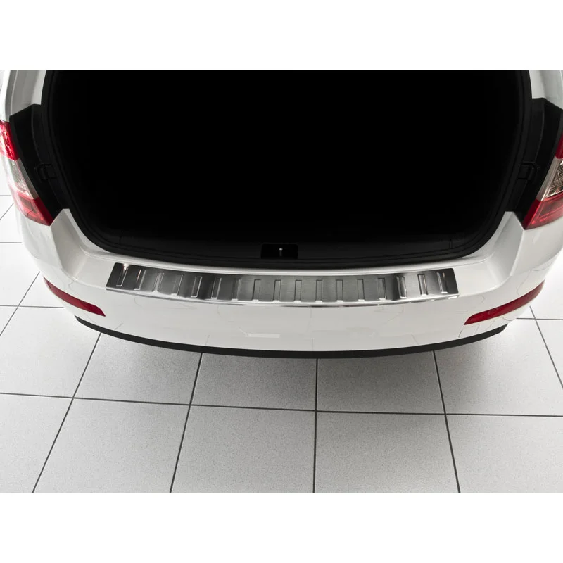 Avisa RVS Achterbumperprotector passend voor Skoda Octavia III Kombi 2013-2016 - Zilver