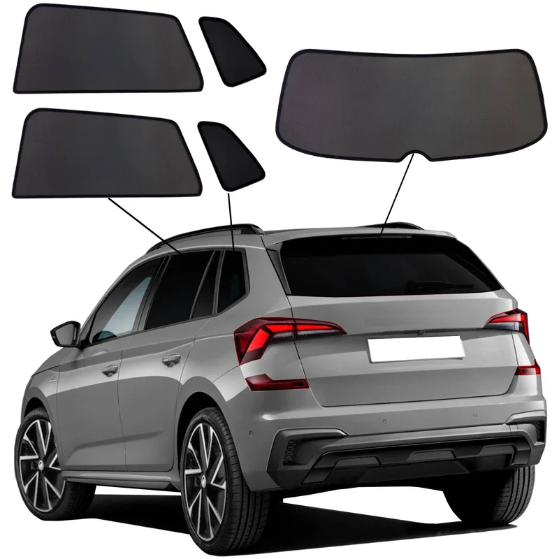 SunClip Zicht- & Zonwering passend voor Skoda Kamiq (NW) Facelift 2024-