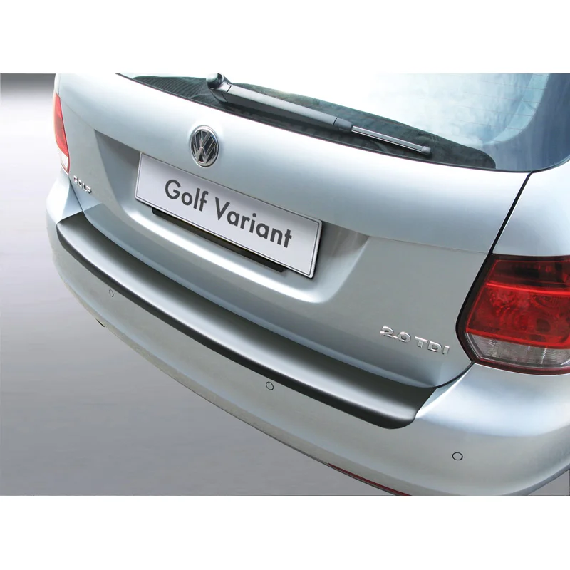 RGM ABS Achterbumper beschermlijst passend voor Volkswagen Golf VI Variant 2009-2013 Zwart