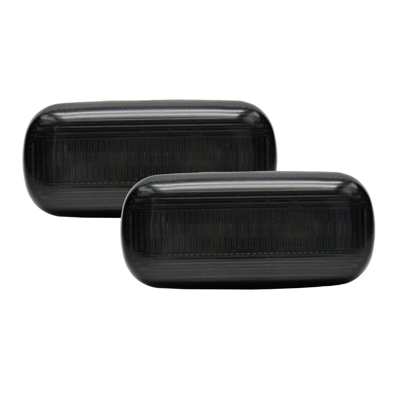 AutoStyle Set LED Zijknipperlichten passend voor Audi diverse modellen – Rookgrijs – incl. Dynamic Running Light