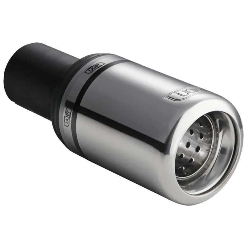 Ulter Sport Uitlaatsierstuk – Rond Ø80mm Type 2 – Lengte 80mm – Montage ->50mm – RVS