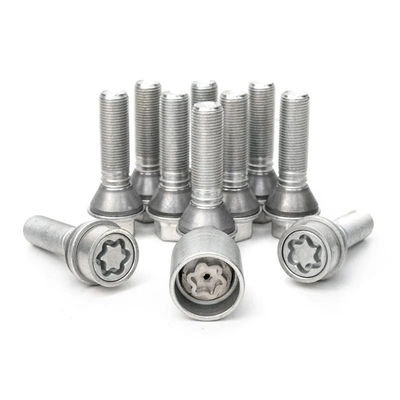 H&R Wielboutenset konisch met beweegbare ring M14x1.25 - Lengte 41mm - 10 stuks (Bv. passend voor BMW) - incl. wielsloten