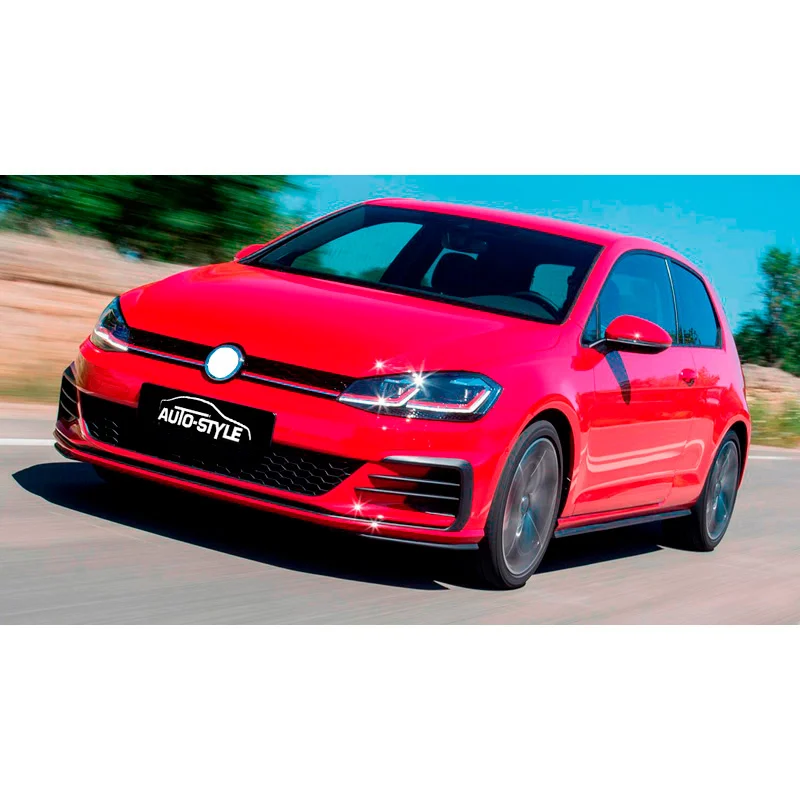 AutoStyle Voorbumper passend voor Volkswagen Golf VII Facelift 2017- 'GTi-Look' incl. Grilles & Mistlampen (PP)