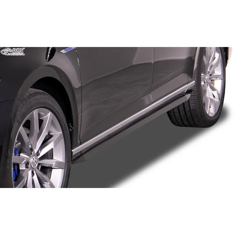 RDX Sideskirts ‘Slim’ passend voor Volkswagen Passat (3G) Sedan/Variant 2014- (ABS zwart glanzend)