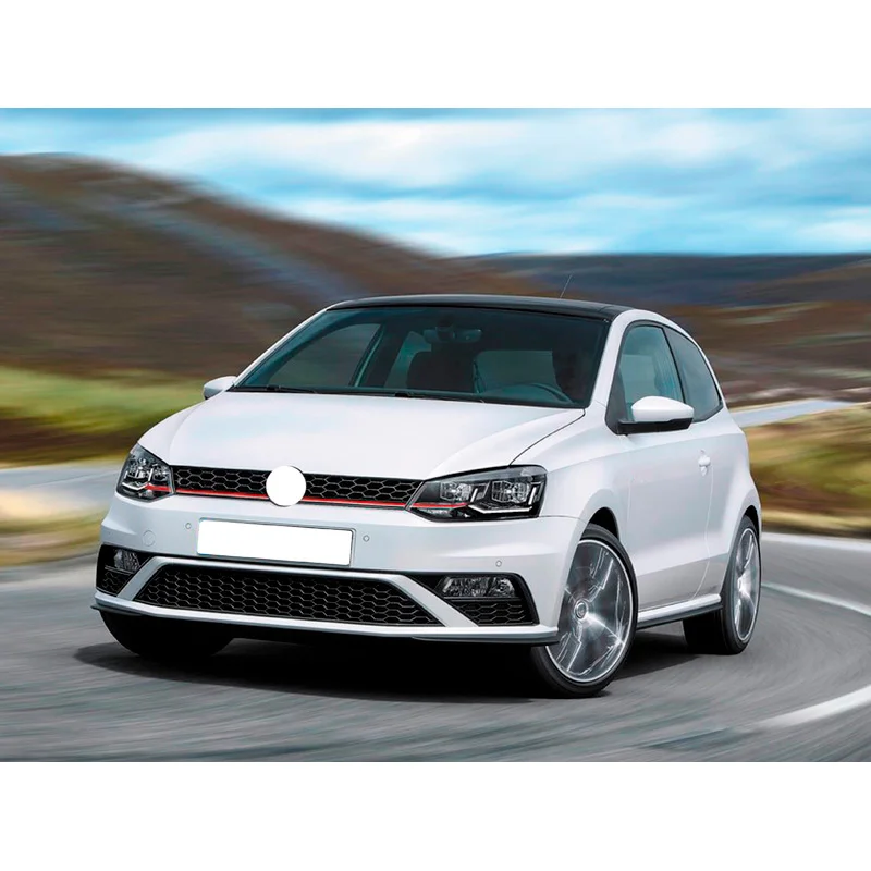 AutoStyle Voorbumper passend voor Volkswagen Polo 6C 2014- 'GTi-Look' incl. Grilles & Mistlampen (PP)