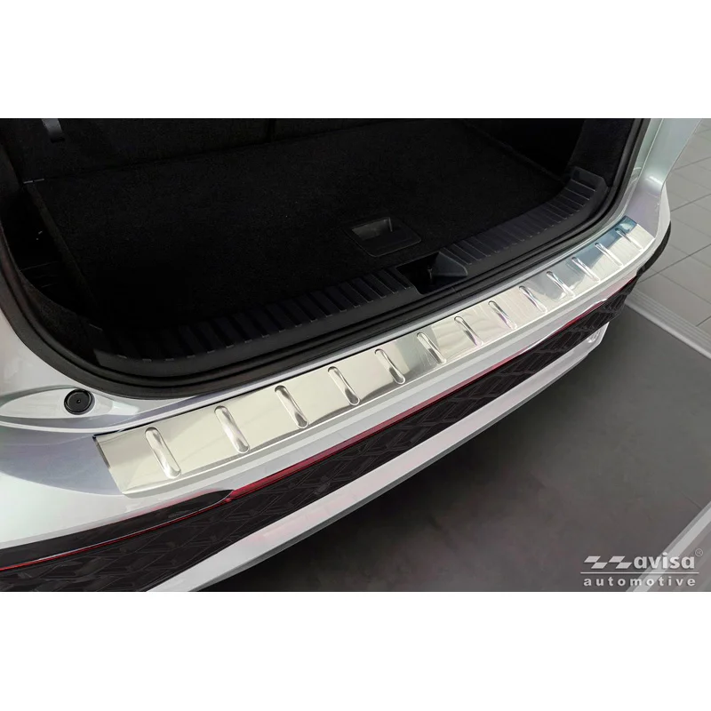 Avisa RVS Achterbumperprotector passend voor Volkswagen Tayron 2024- - Zilver