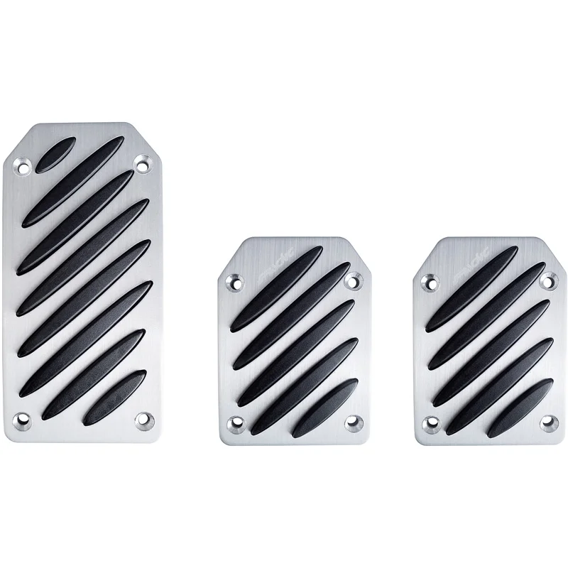 Simoni Racing Set Pedalen Black Stripe - Aluminium + Anti-Slip - Handgeschakeld