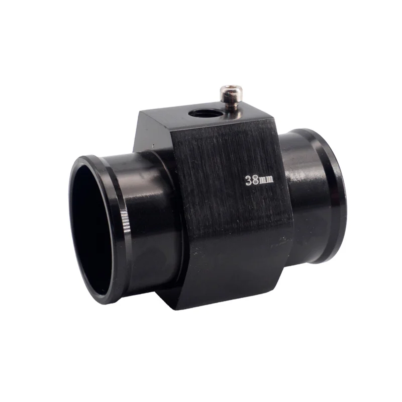 Simoni Racing Watertemperatuursensor Fitting – Zwart geanodiseerd aluminium – Ø38mm