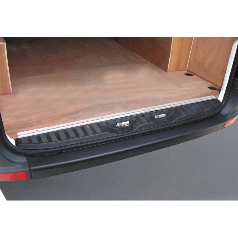 RGM ABS Achterbumper beschermlijst passend voor Volkswagen Crafter & Mercedes Sprinter 2006-2017 Zwart