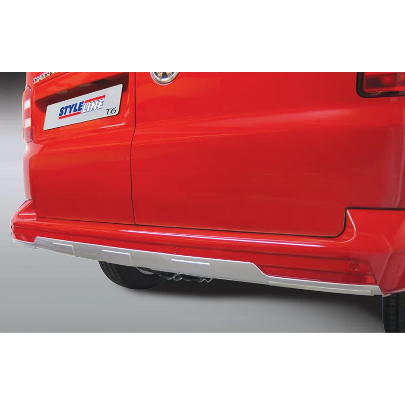 RGM Achterbumperskirt ‘Skid-Plate’ passend voor Volkswagen Transporter T6 2015-2020 & T6.1 2020- (met achterdeuren) Zilver
