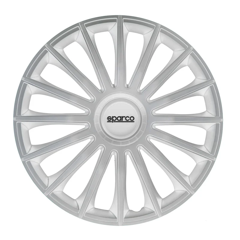 Sparco Wieldoppen Treviso - 16-inch - Zilver - Set van 4 stuks