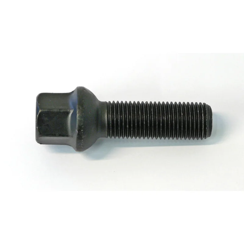H&R Wielbout bolkonisch R13 M14x1.50 - Lengte 40mm - Zwart (bv. passend voor VAG)