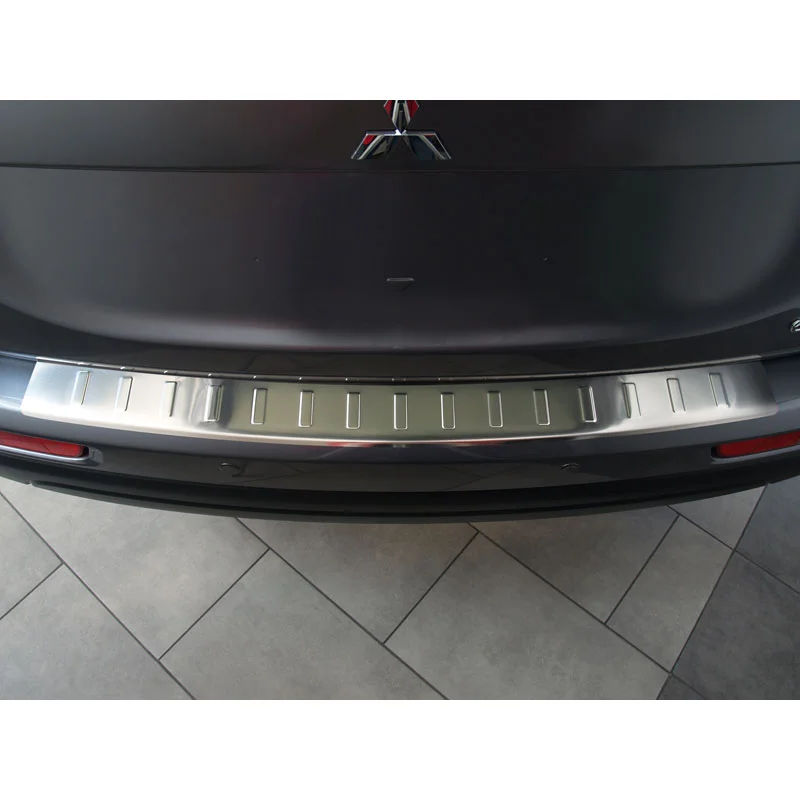 Avisa RVS Achterbumperprotector passend voor Mitsubishi Outlander 2012-2015 - Zilver