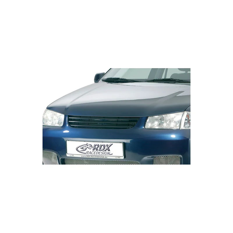 RDX Motorkapverlenger passend voor Volkswagen Polo 6N2 1999-2001 + geïntegreerd half maantje (Metaal)