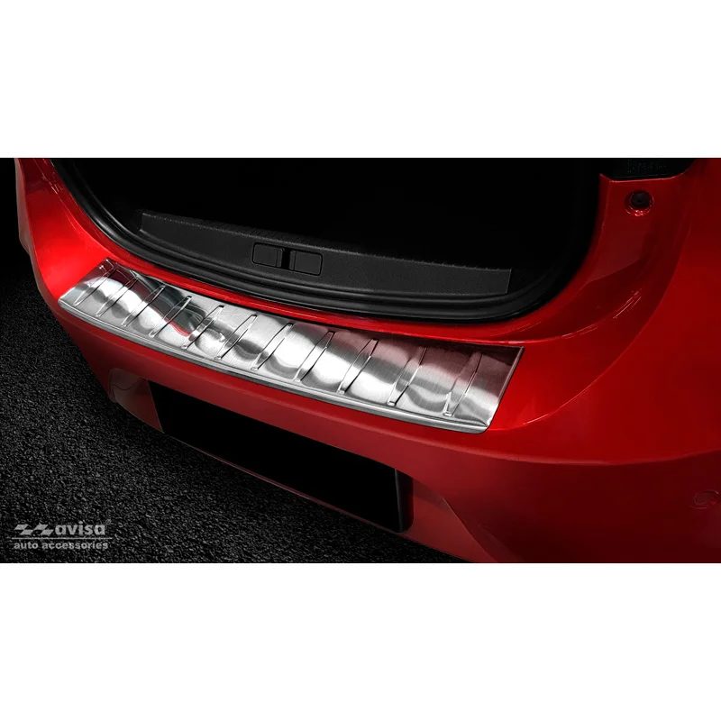 Avisa RVS Achterbumperprotector passend voor Opel Corsa F HB 5-deurs GS-Line 2019- - Zilver