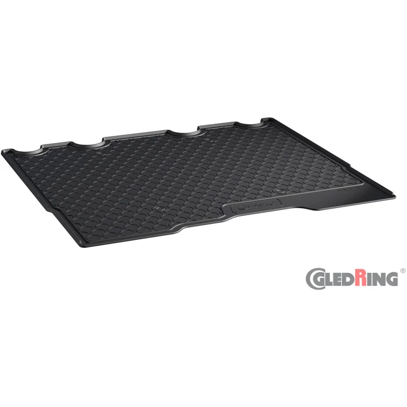 Gledring Rubbasol (Rubber) Kofferbakmat passend voor Opel Vivaro 2014-2019 & Renault Trafic 2014- & Nissan NV300 2016- & Fiat Talento 2016- (Personenuitvoering)