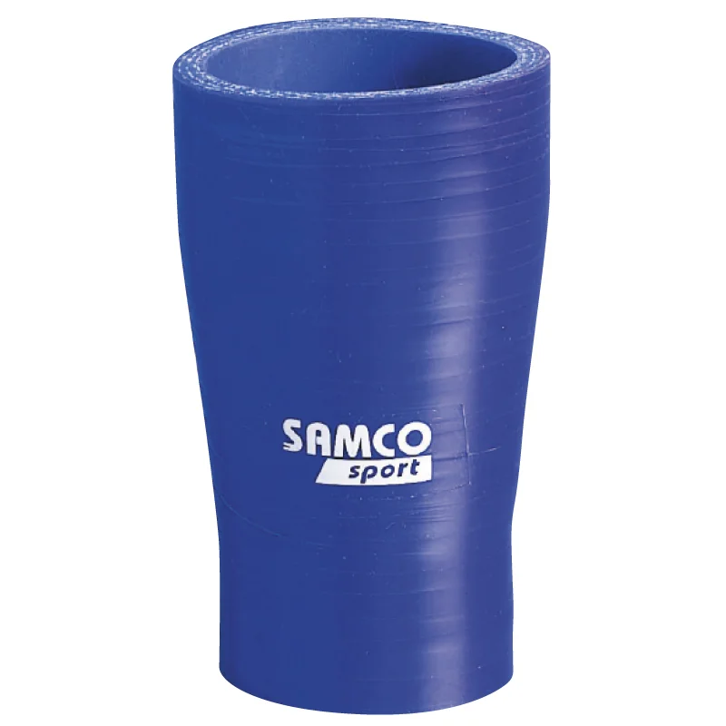 Samco Sport Samco Verloopstuk recht blauw - Lengte 125mm - Ø76>67mm