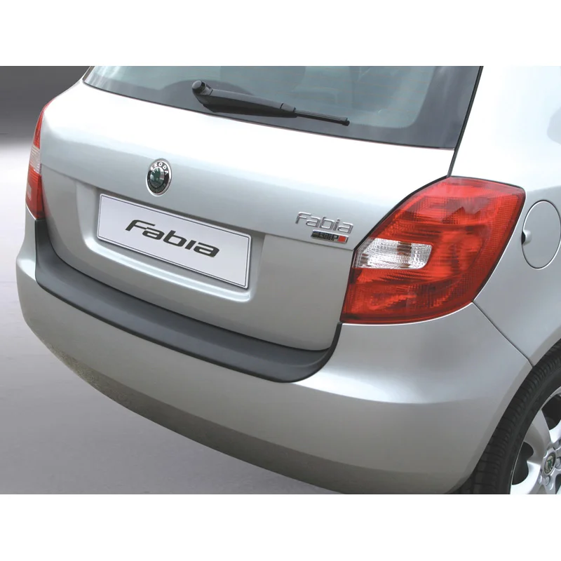 RGM ABS Achterbumper beschermlijst passend voor Skoda Fabia II 2007-2010 Zwart