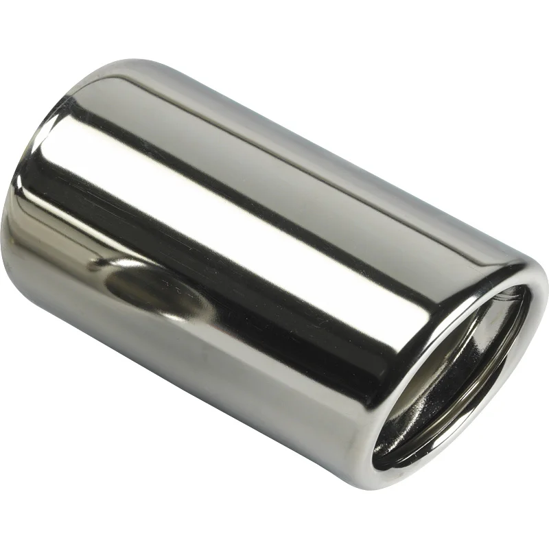 AutoStyle Uitlaatsierstuk RVS - rond Ø80xL145mm – Montage 45-60mm