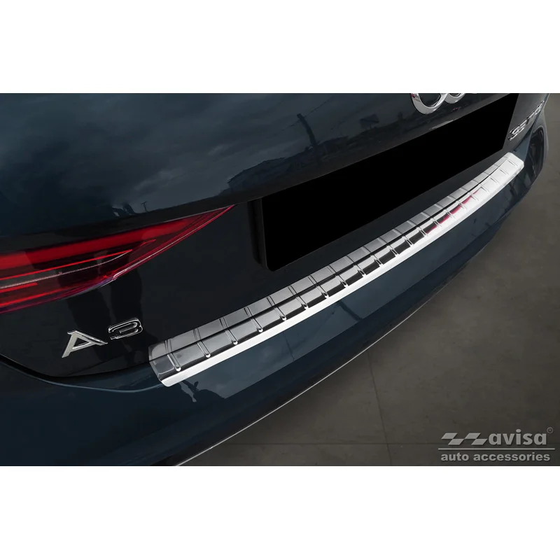 Avisa RVS Achterbumperprotector passend voor Audi A3 (8Y) Sportback 2020- - Zilver